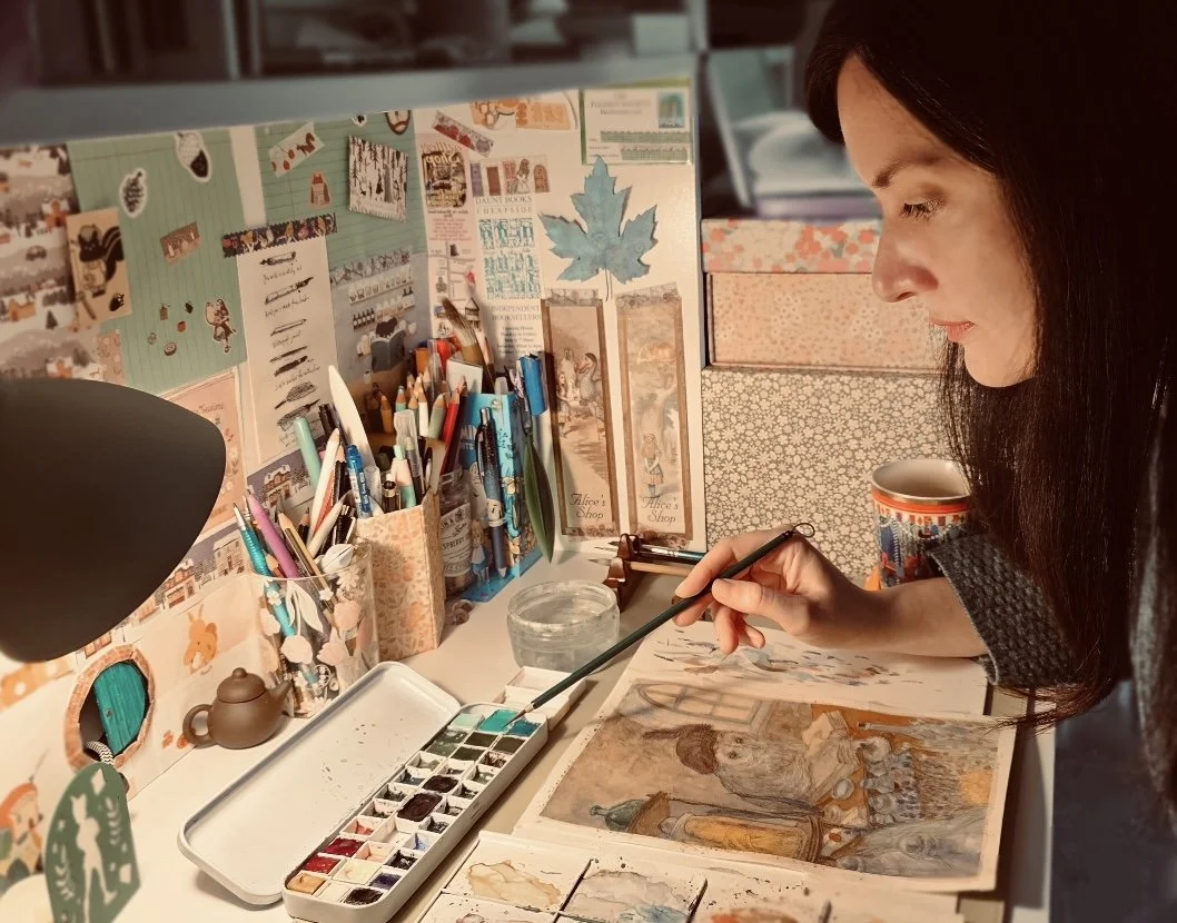 Studio desk photo